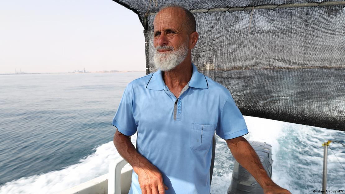 Mokhtar al-Rammash, who has been fishing in the Mediterranean for decades, has seen devastating changes in the sea